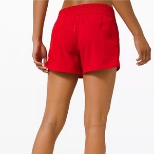 Lululemon Tracker Shorts- red size 6